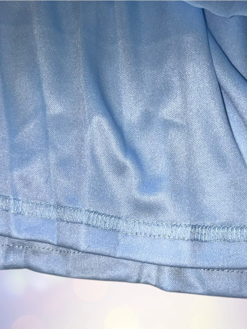 Boho Cottagecore Blue Floral Maxi Dress NWT Ruffle Sleeve Flowy Spring Small 🩵 - Picture 5 of 11